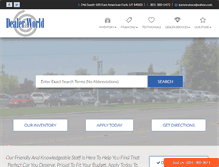 Tablet Screenshot of dealerworlddifference.com